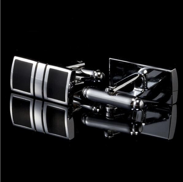 Fashion Geometric Shape Formal Business Cufflinks