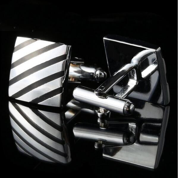 Fashion Geometric Shape Formal Business Cufflinks