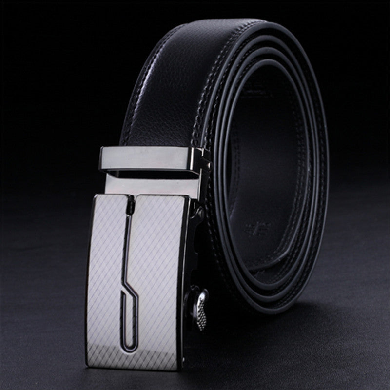 Automatic Buckle High Quality Leather Luxury Belt for Men