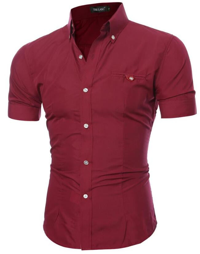 Luxury Brand Short Sleeve Shirts for Men