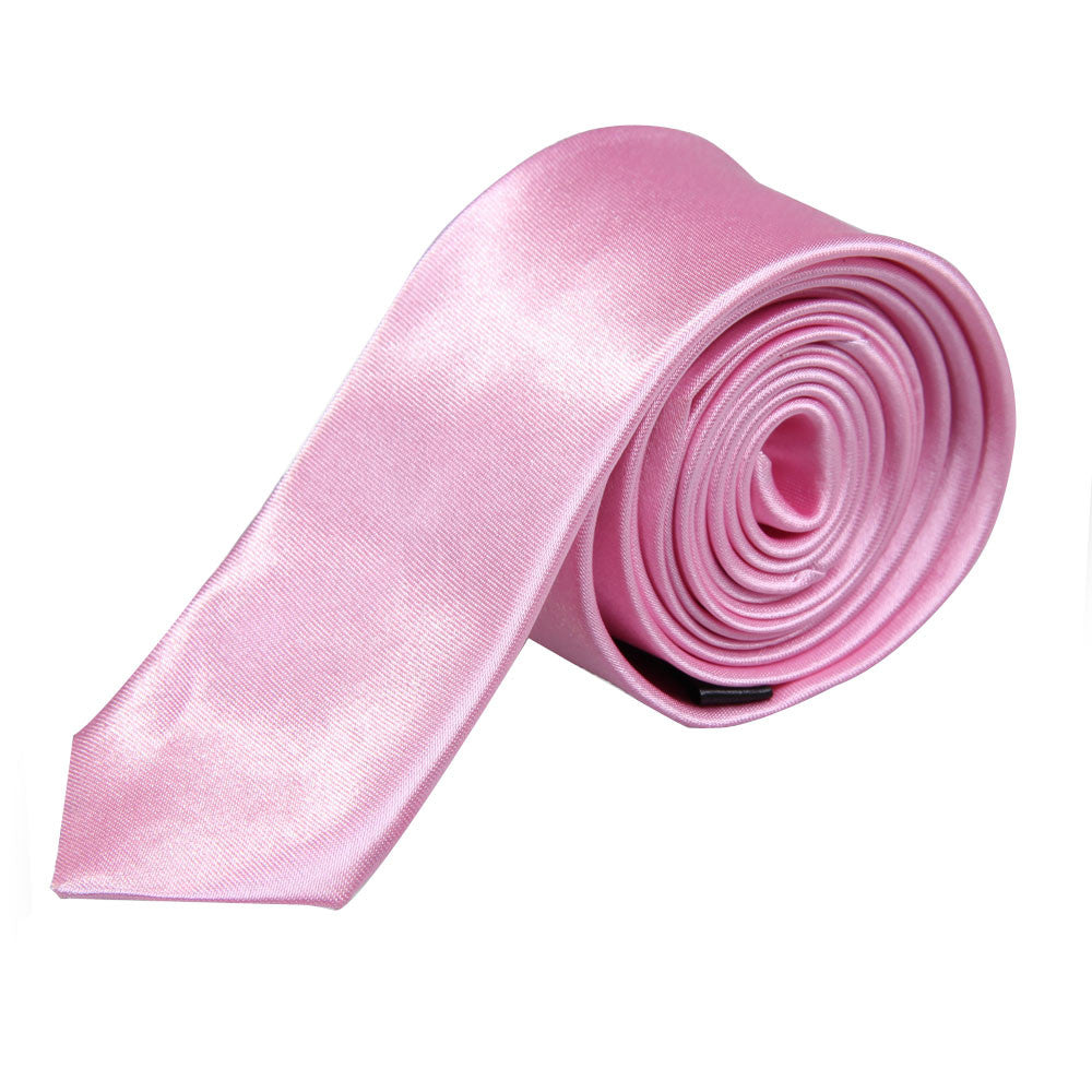10 Colors Silk Solid Celebrity Slim Men's Ties