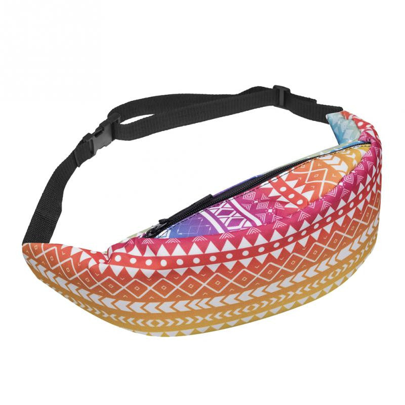 Money Waistbag 3D Colorful Waist Pack Unisex Belt
