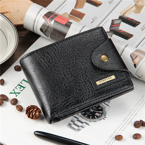 Genuine Leather Men's Wallet & Card Holder