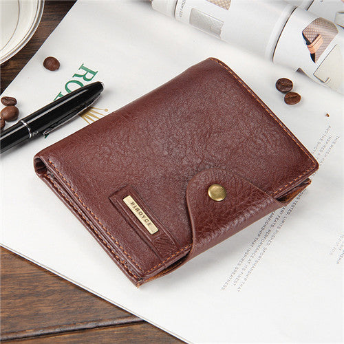 Genuine Leather Men's Wallet & Card Holder
