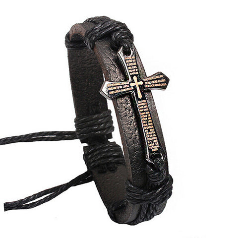 Vintage Cross Adjustable Bracelets mj-