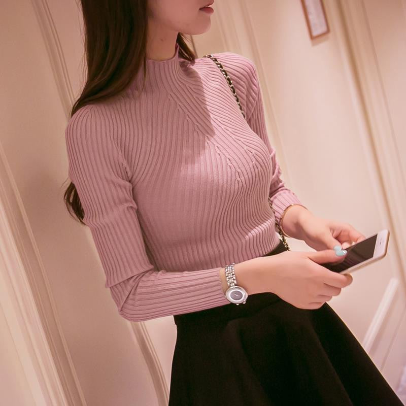 Casual Turtleneck Sweaters For Women