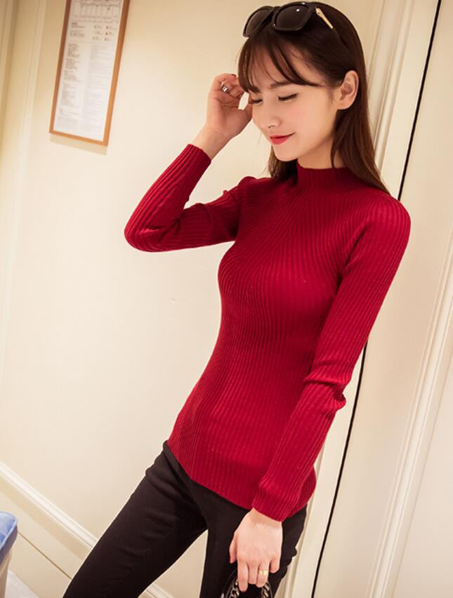 Casual Turtleneck Sweaters For Women