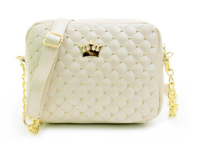 New Rivet Chain High Quality Crossbody Bag bws