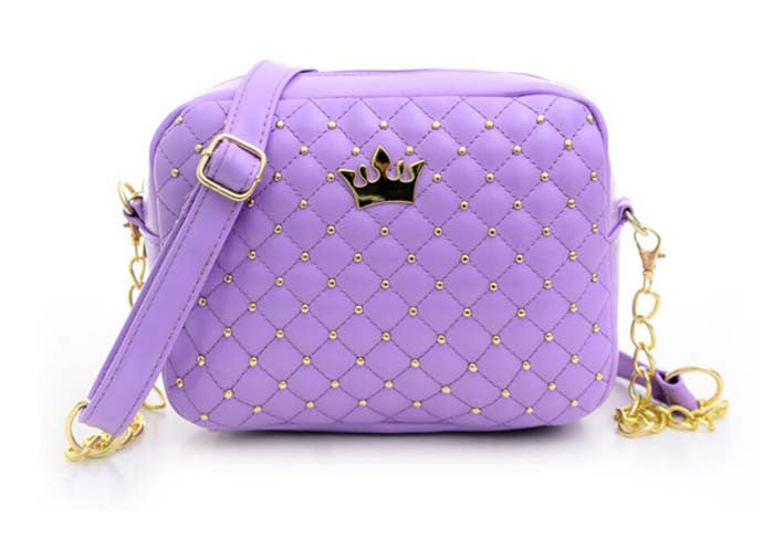 New Rivet Chain High Quality Crossbody Bag bws