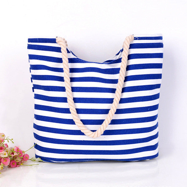 Canvas Floral Printing Shoulder Beach Bags bws Casual Female Tote