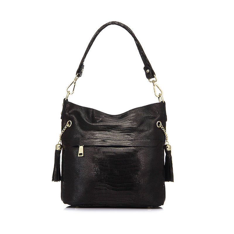 Genuine Leather Tote Handbag bws