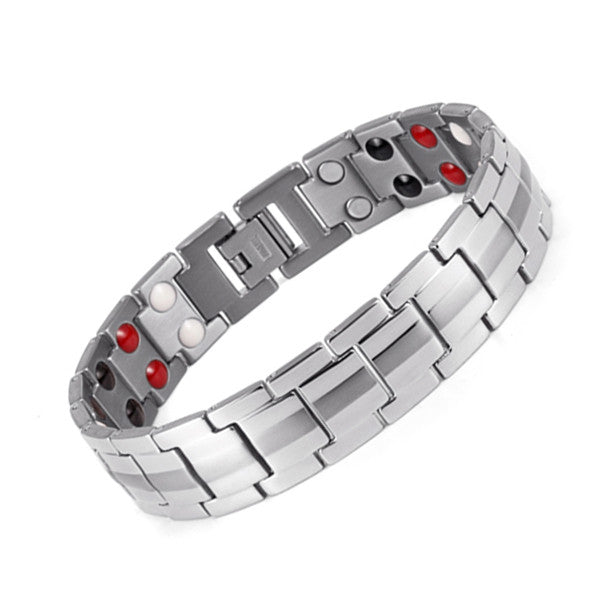 Healing Magnetic Titanium Bio Energy Bracelet For Men