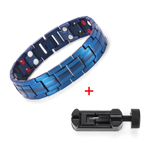 Healing Magnetic Titanium Bio Energy Bracelet For Men