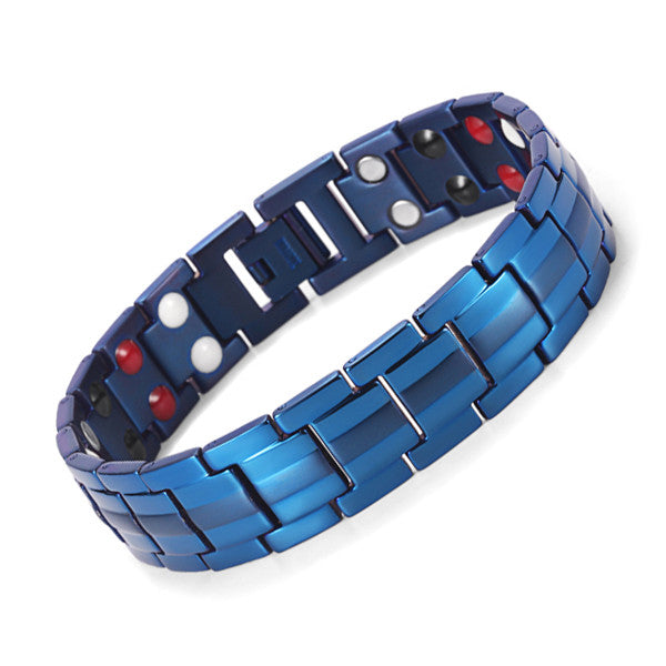 Healing Magnetic Titanium Bio Energy Bracelet For Men