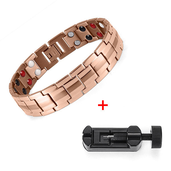 Healing Magnetic Titanium Bio Energy Bracelet For Men