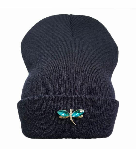 Crystal Beanie Hat For Women