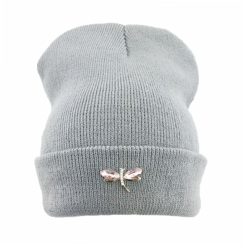 Crystal Beanie Hat For Women