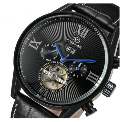 6 Hands Flying Tourbillon Mechanical Automatic Self Wind Watches wm-m
