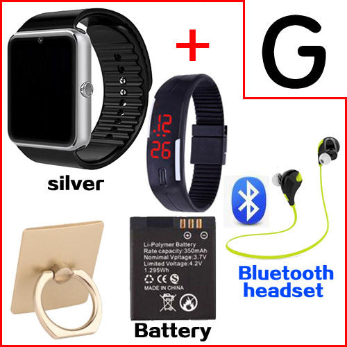 Smart Watch With Sim Card Slot Push Message Bluetooth Connectivity Android Phone Compatible