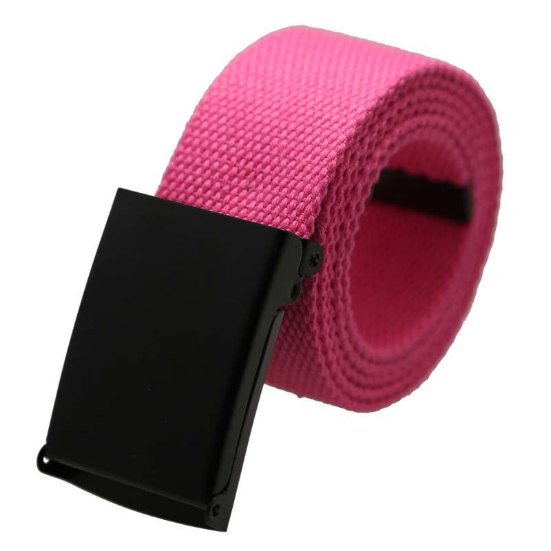 Hot Sale Plain Webbing Fashion Unisex Belt