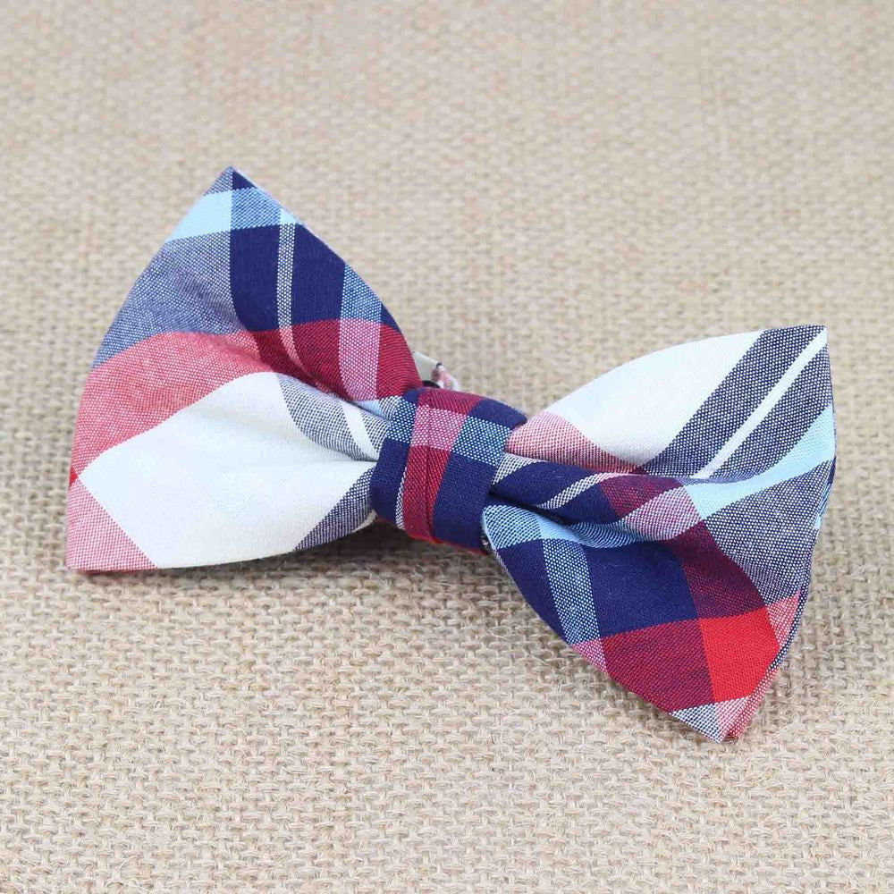 Soft Striped Rainbow Butterfly Bow Ties for Men
