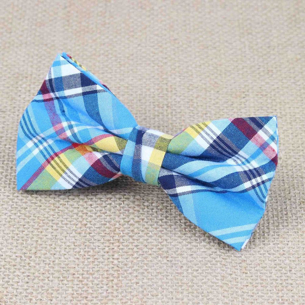 Soft Striped Rainbow Butterfly Bow Ties for Men