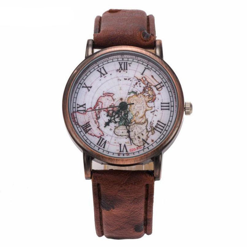 Casual World Map Watch ww-d wm-q