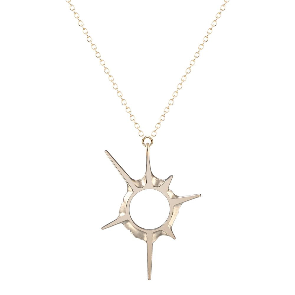 Solar Eclipse Sun Rays Universe Star Pendants And Necklace