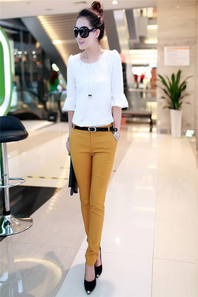 Office Lady Fashion Casual Pants For Women