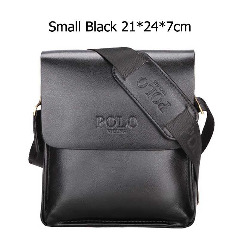 Brand Leather Messenger Crossbody Bag For Men bc