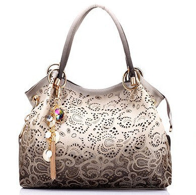 Large Leather Tote Printed Patterned Handbags bws