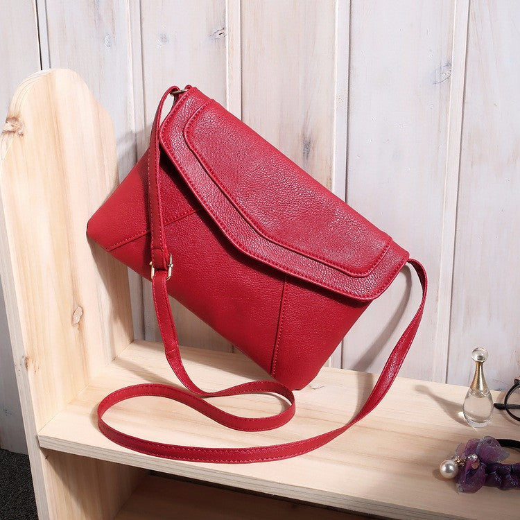 Vintage Leather Crossbody Clutches For Ladies