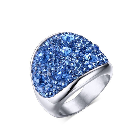 Crystal Multicolor Rings For Women