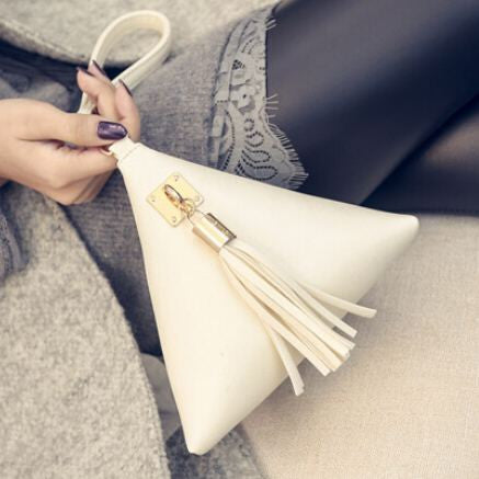 Mini Tassel Clutch Leather Designer Purse