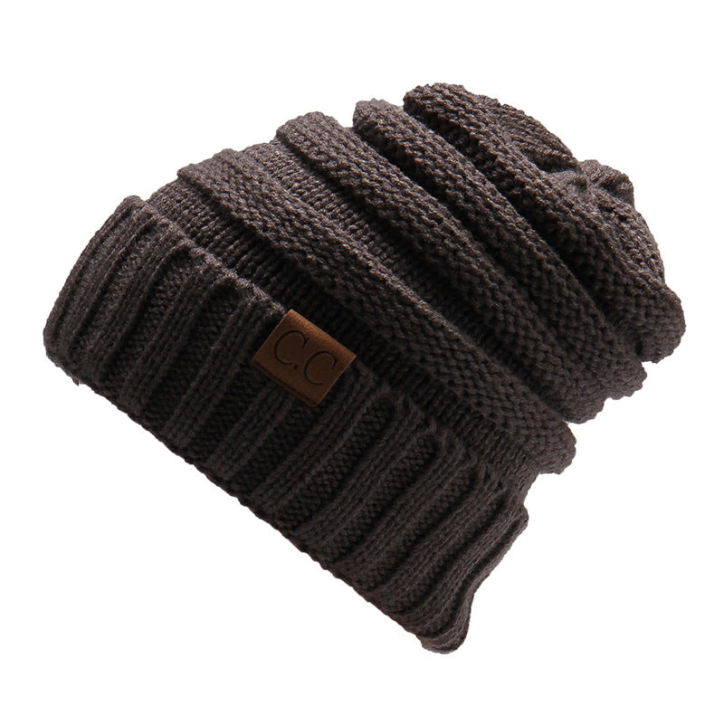 Casual Beanies Skullies Warm Stripes Knitted Winter Hats For Women