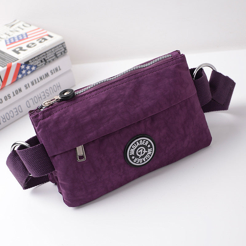 Nylon WaistBag Functional Pack Belt Bag Portable Wallets