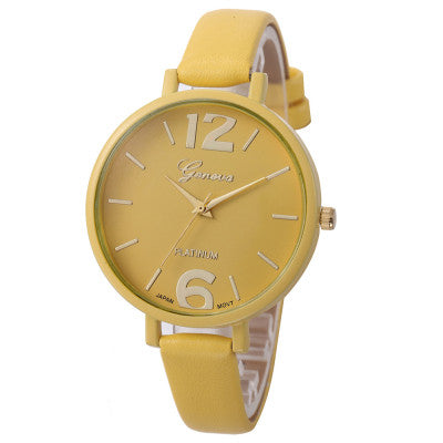 Women Fashion Slim Band Quartz Watch ww-b