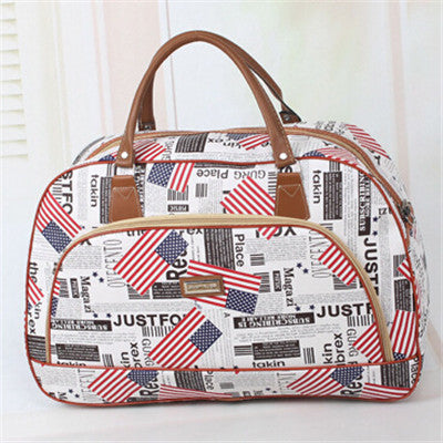 Large Capacity Printed Pattern Luggage Travel Bags