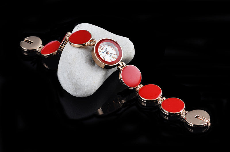 5 Colors Wafer Design Bracelet Watch ww-b