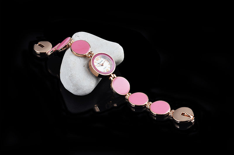 5 Colors Wafer Design Bracelet Watch ww-b