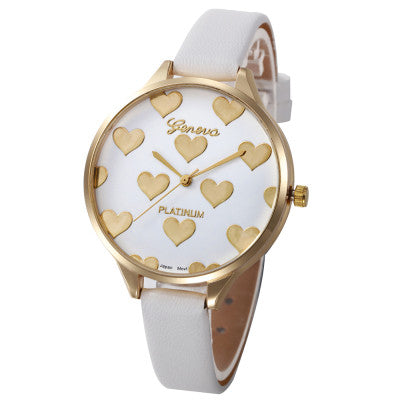 Casual Love Heart Quartz Watches ww-b