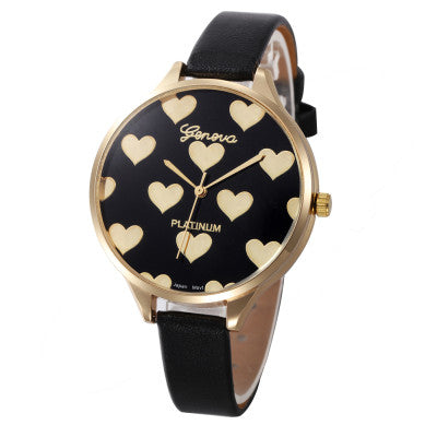 Casual Love Heart Quartz Watches ww-b