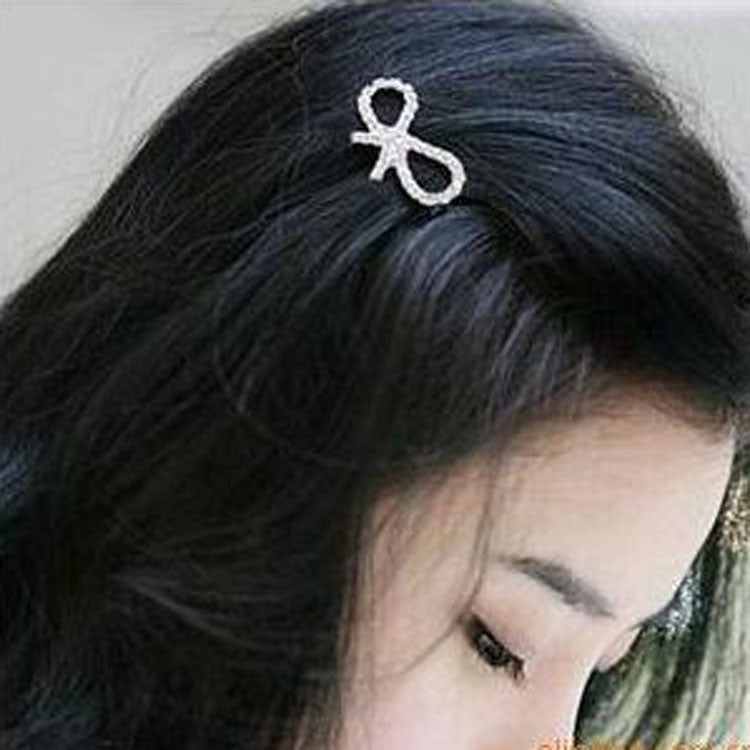 Cute Bowknot Elastic HairBands & Hairclips