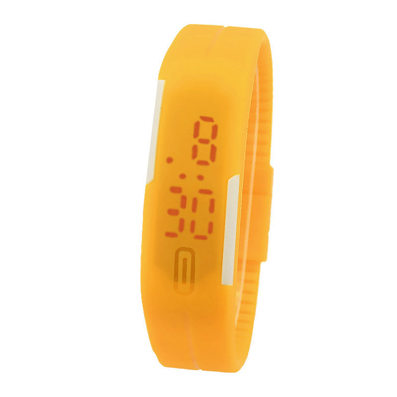 Unisex Sports Wrist Ultra Thin Silicone Digital LED Wrist Watches ww-s wm-s
