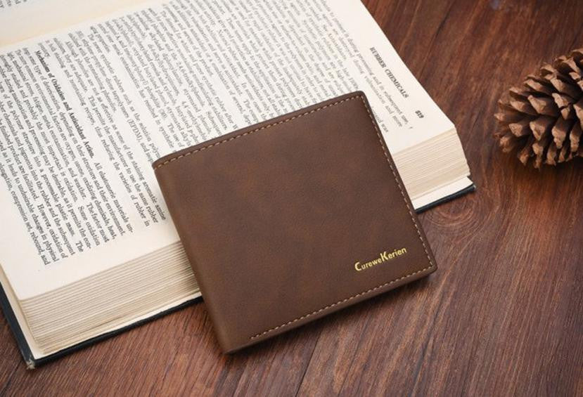 Credit Cards & Photo Holder Leather Wallets for Men