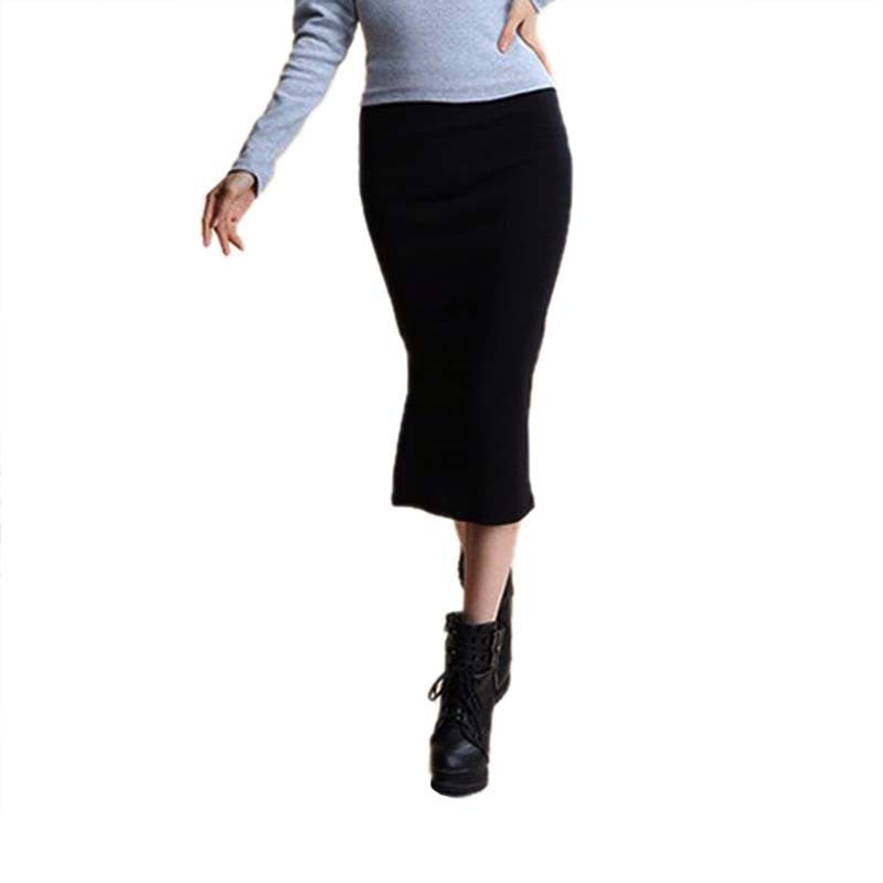Spring Pencil Skirts Mid Waist Collection