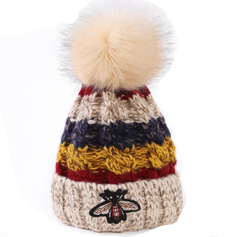 Colourful Woolen Yarn Women Hat