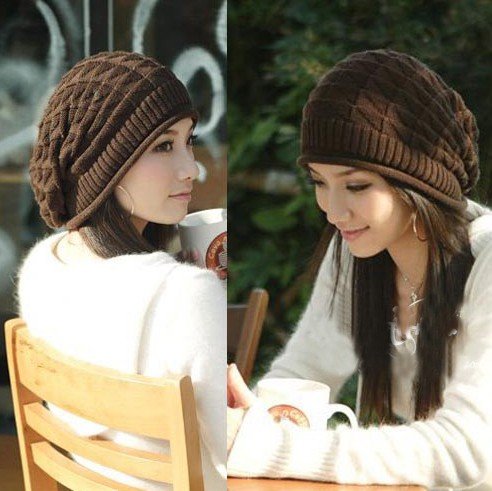 Warm Skullies Beanies Knitted Winter Hats For Women