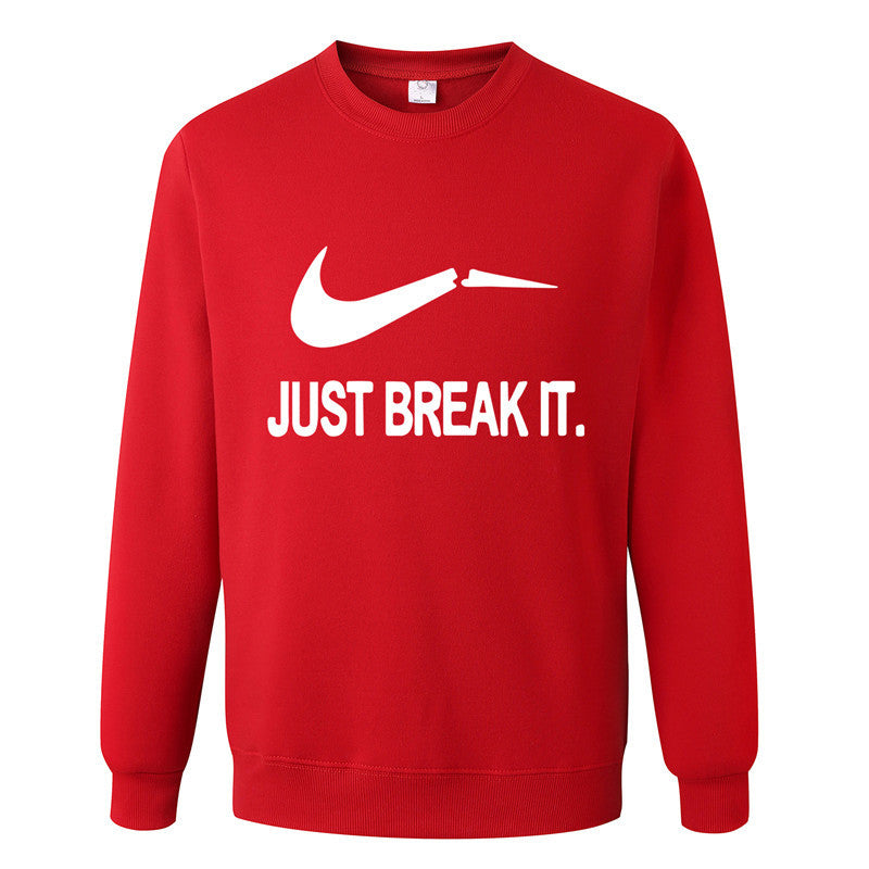 Fashion 'Just Break It' Printed Sweatshirts for Men