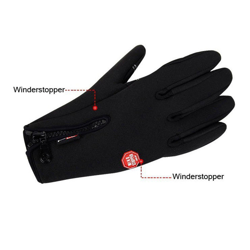 Winter Leather Outdoor Sport Touch Screen Military Quality Gloves For Women